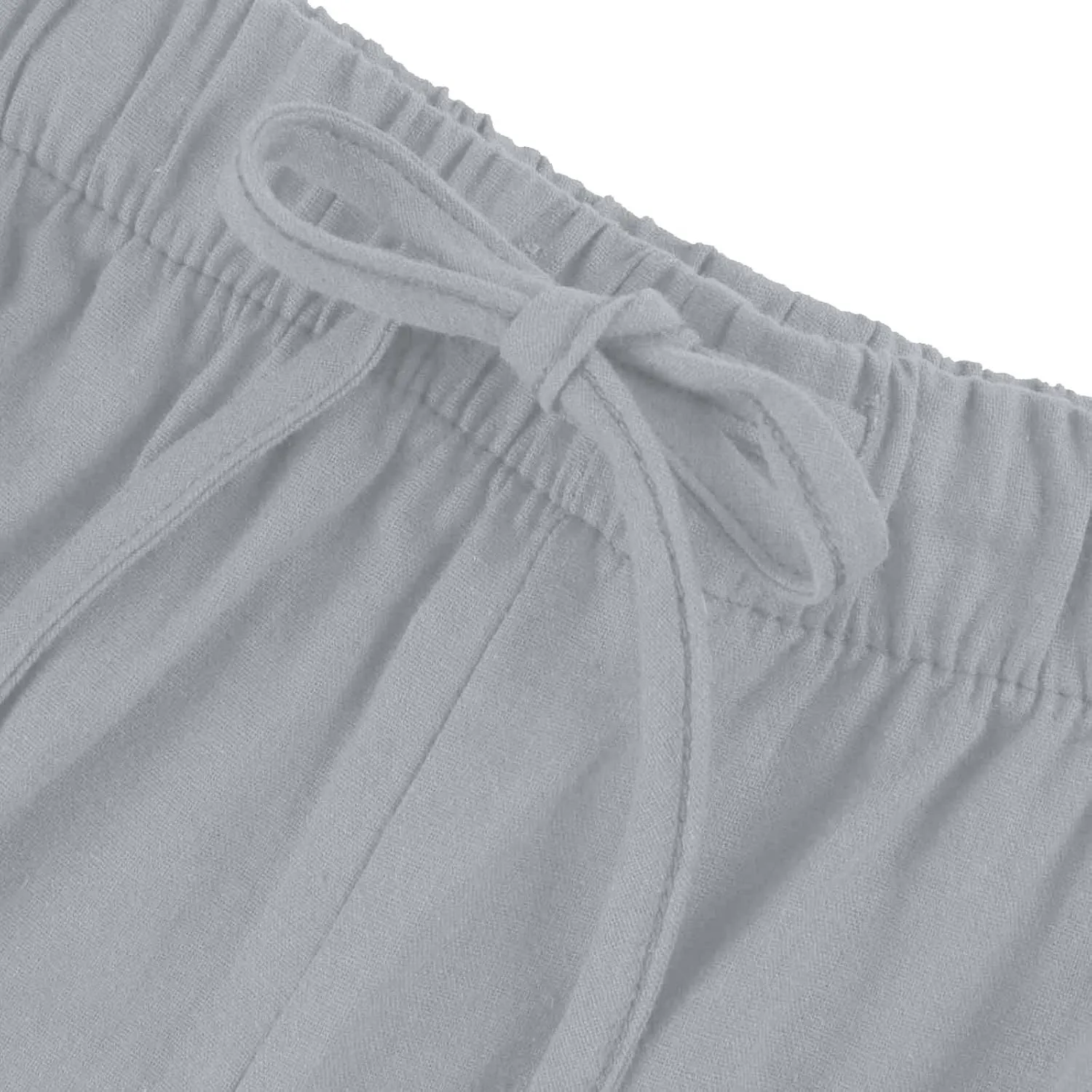 Sweatpants Women Trousers with Pockets Cotton Linen High Waisted Cargo, Travel Pants Wide Leg Summer Petite