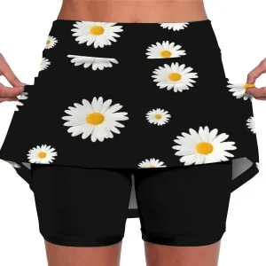 Tennis Skirts for Women Athletic Workout High Waisted Golf Skirt with Shorts Underneath Womens Tennis Skort