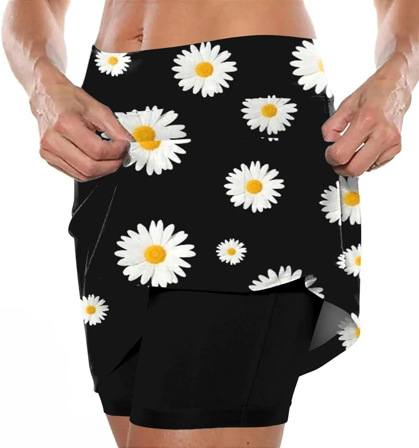 Tennis Skirts for Women Athletic Workout High Waisted Golf Skirt with Shorts Underneath Womens Tennis Skort
