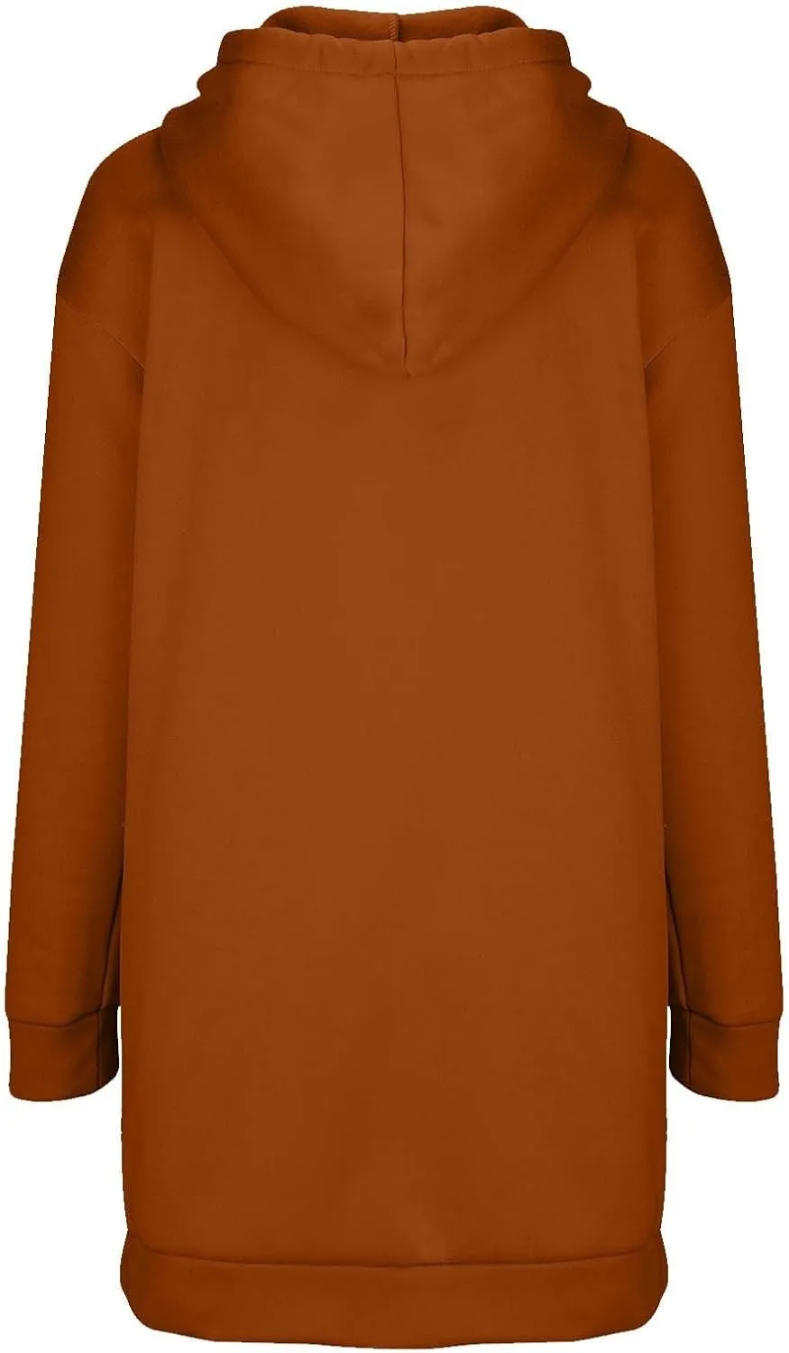 The Warmy Oversized Hoodie Dress for Women Casual Pullover Sweatshirt Long Sleeve with Kangaroo Pocket