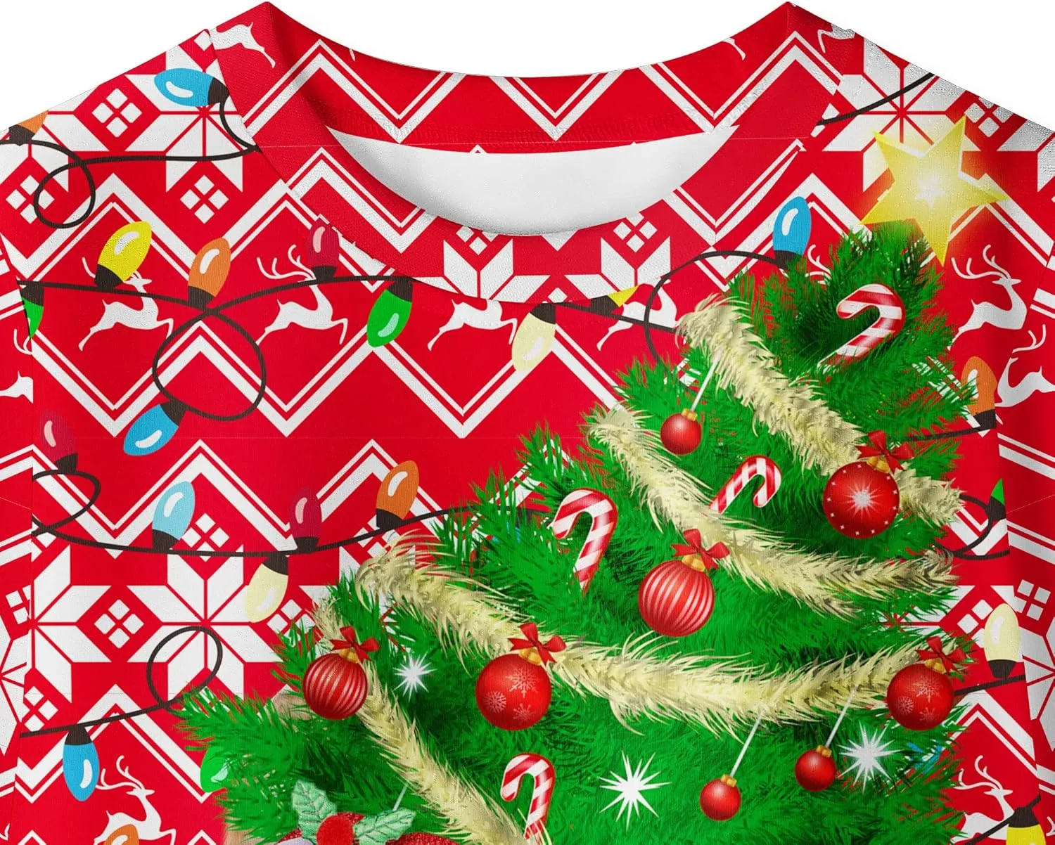 Ugly Christmas Sweater for Adults and Kids Family Matching Set Fleece Sweatshirt Hoodie Funny Graphic Unisex Pullover