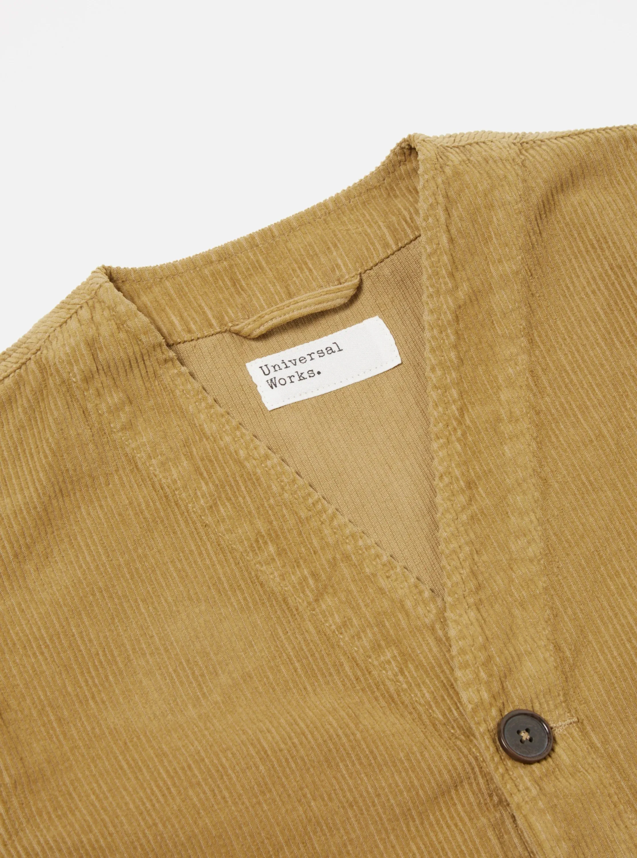 Universal Works, Cabin Jacket Corduroy/Soft Twill, Sand