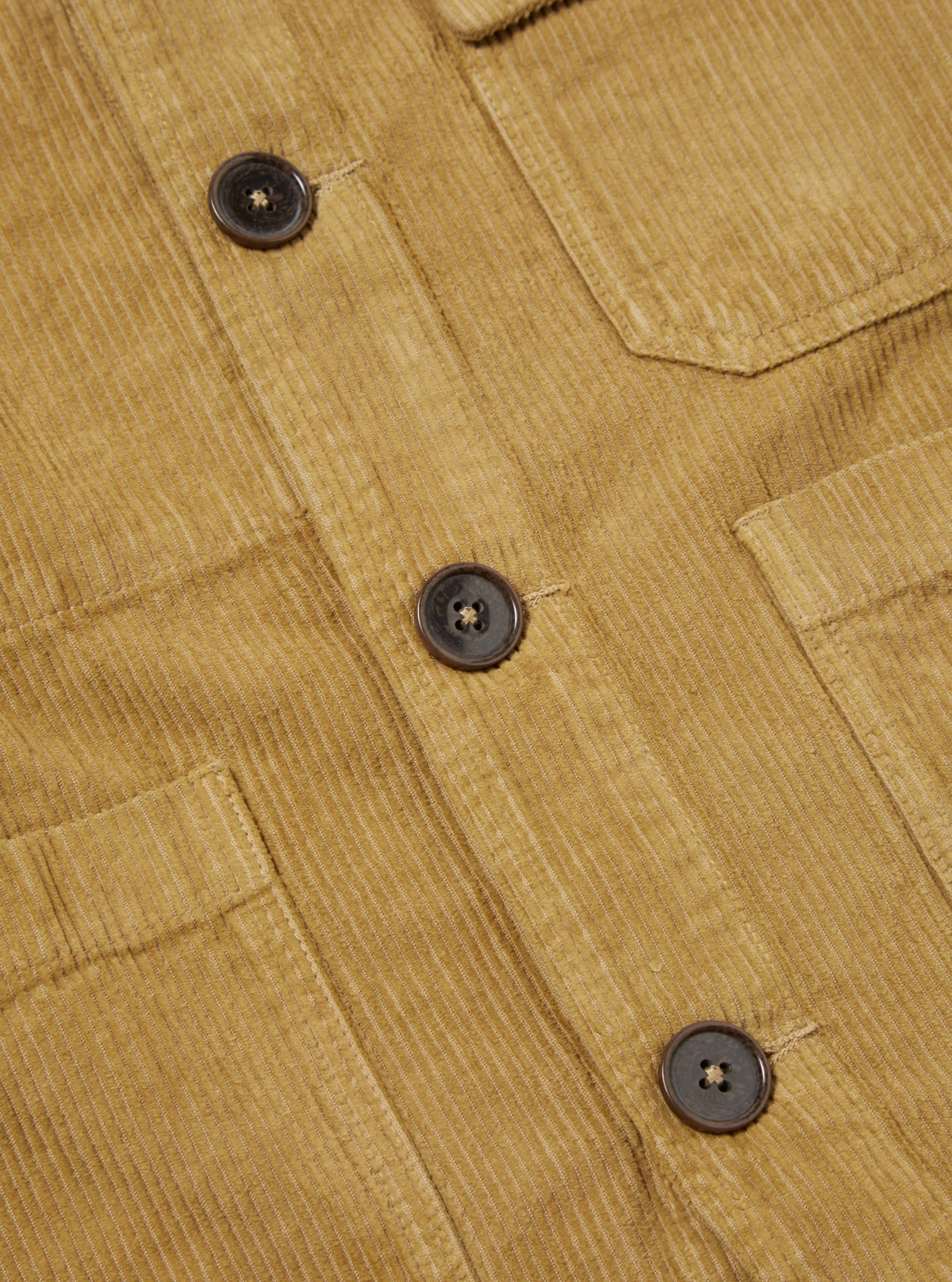 Universal Works, Cabin Jacket Corduroy/Soft Twill, Sand