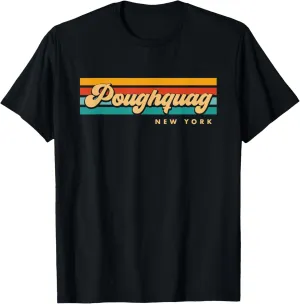 Vintage Sunset Stripes Poughquag, New York T-Shirt