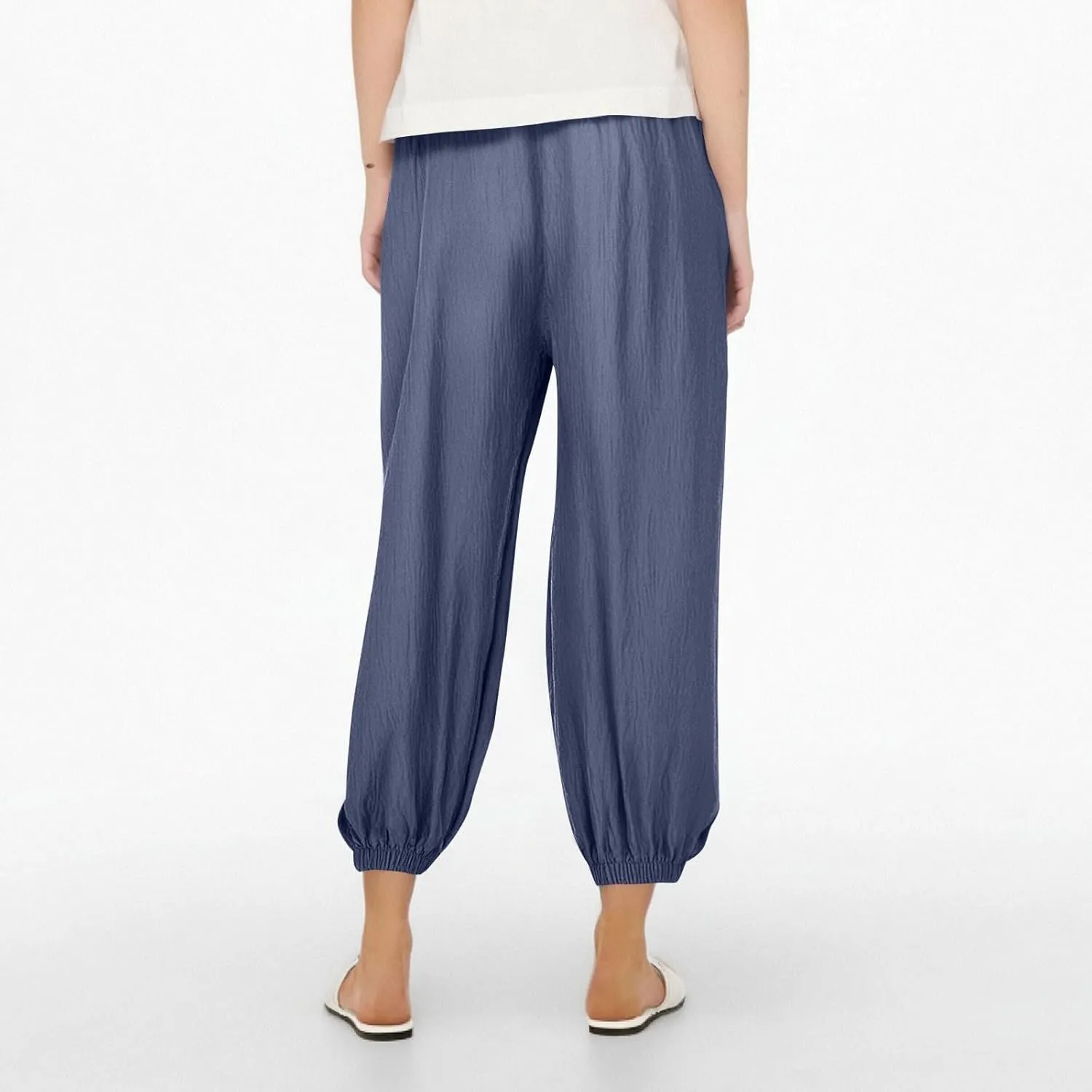 Wide Leg Pants for Women Cargo Summer, Black Linen Pants Women Trousers Cotton Linen Petite High Waisted