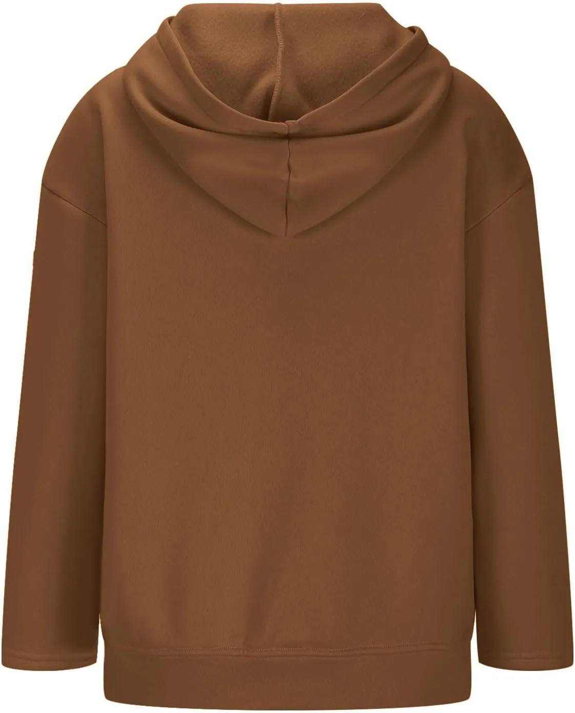 Women Full Zipper Oversized Hooded Sweatshirts Long Sleeve Drop Shoulder Hoodies Trendy Casual Pullover Y2K Clothes