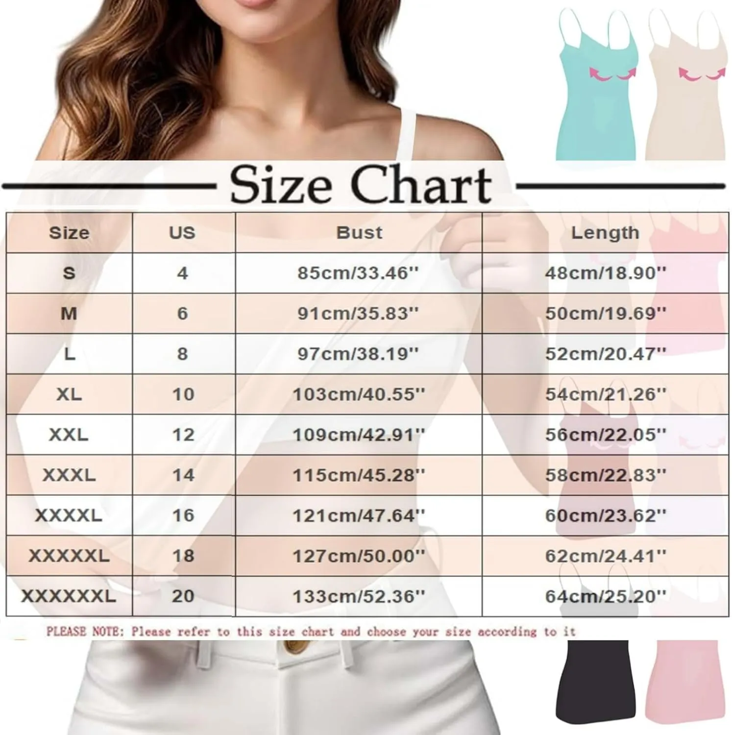 Womens Camisole Tops Shelf Bra Breathable Cool Adjustable Liftup Spaghetti Strap Cami Tank Summer Cotton Undershirts