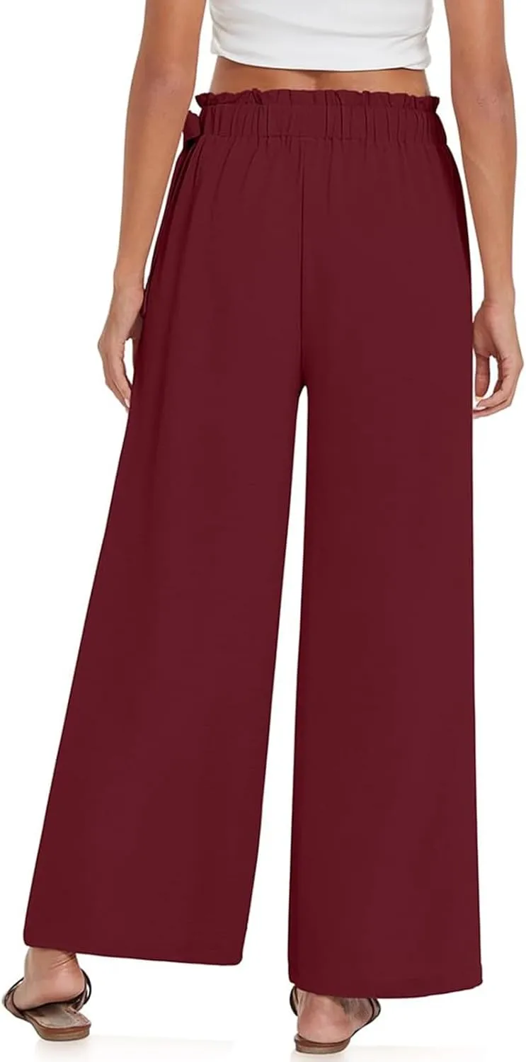 Womens Dress Pants Trousers Straight Leg Summer Low Rise Linen Cotton, Womens Pants Trendy Work Plus Size