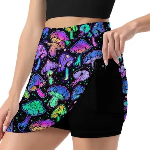 Women's Golf Skorts with Shorts Inner Pocket Tennis Skirts Athletic Skorts Running Workout Sports