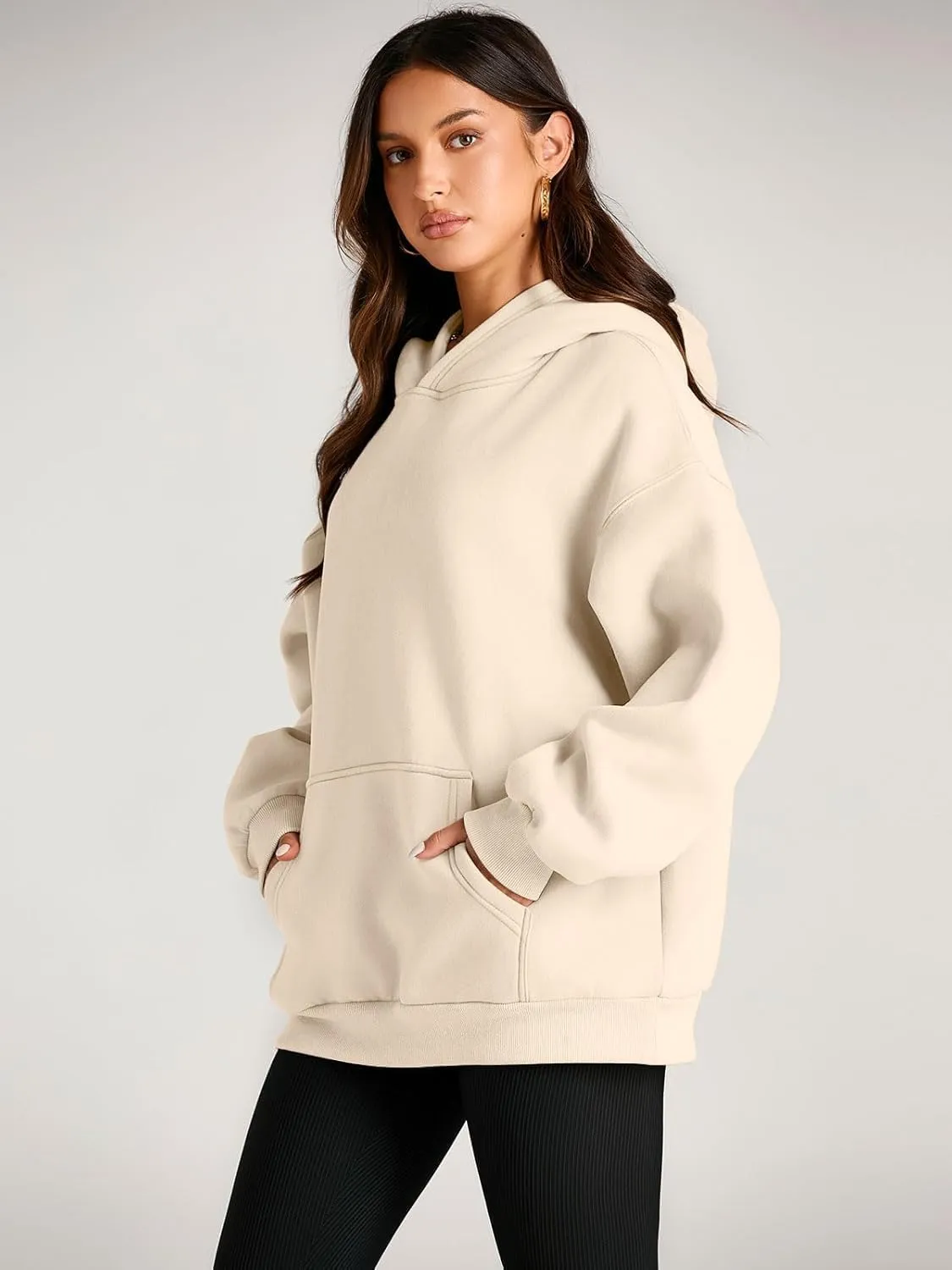 Womens Oversized Hoodies Casual Sweatshirts Long Sleeve Sweaters Pullover Fall Outfits Winter Clothes