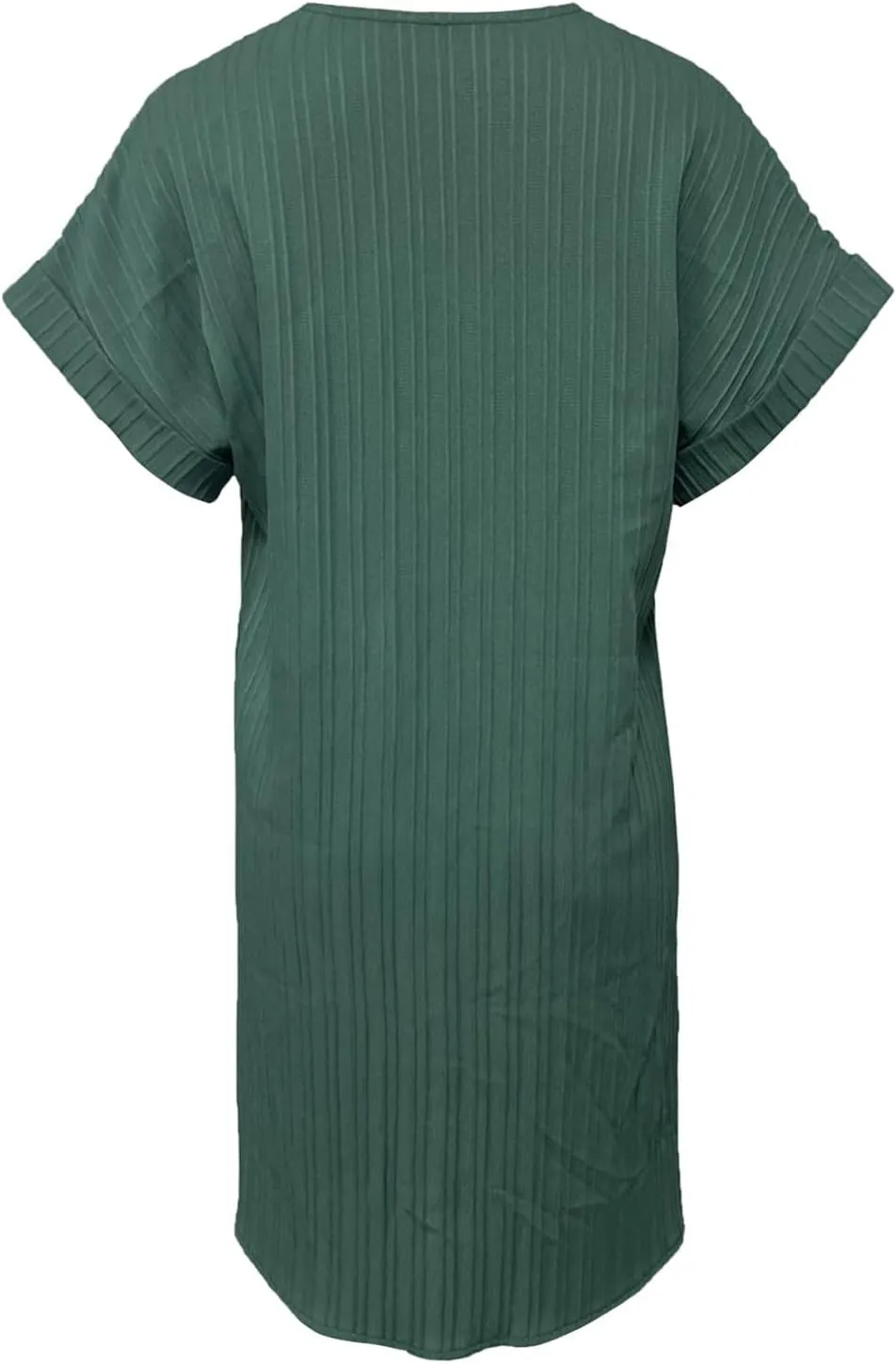 Womens Summer Shirt Dress 2025 Short Sleeve V Neck Buttons Dress Casual Loose Beach Mini T Shirt Sundress with Pockets