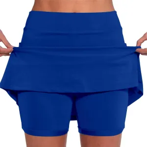 Women's Tennis Skort - Blue, Large