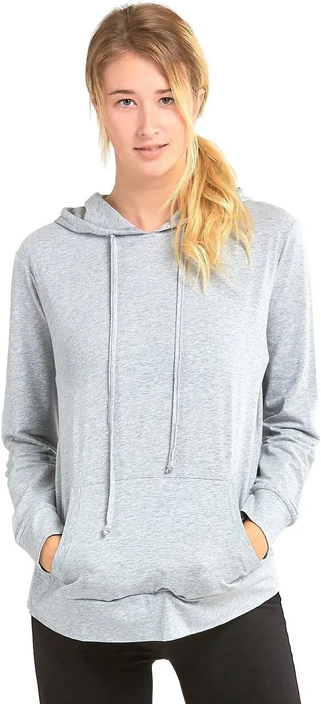 Women's Thin Cotton Pullover Hoodie Sweater