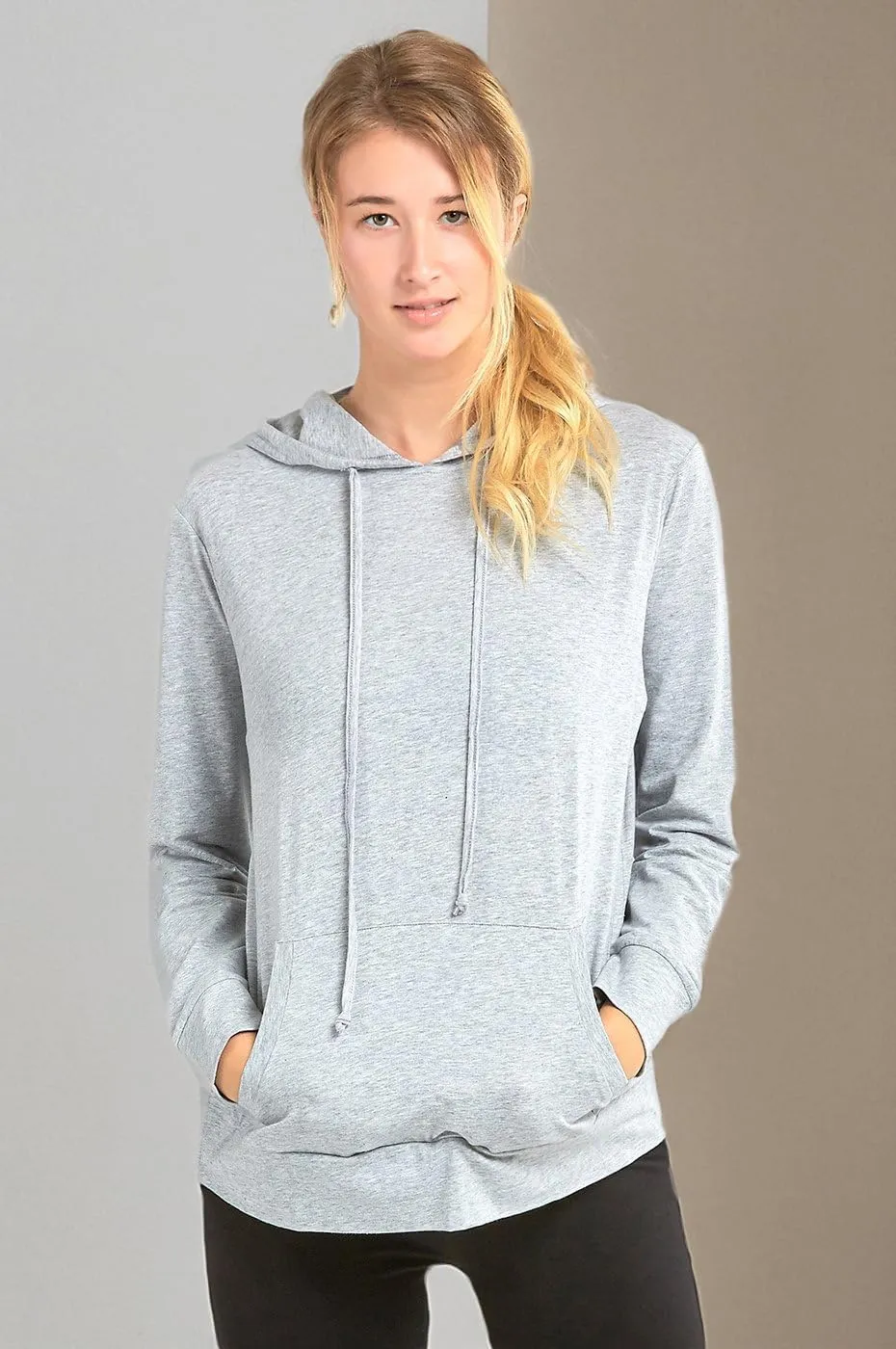 Women's Thin Cotton Pullover Hoodie Sweater