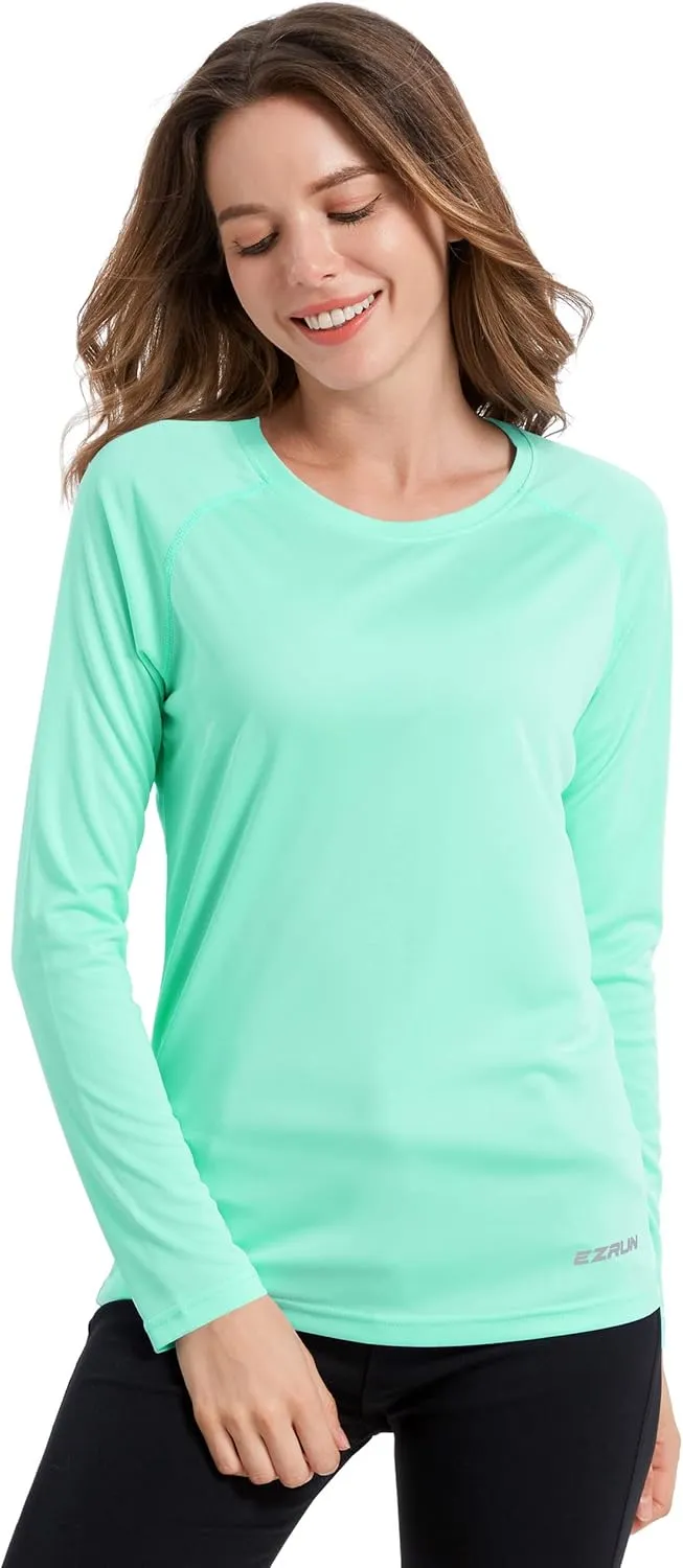 Women's UPF 50  UV Sun Protection Hoodie Shirt Dry Fit SPF Long Sleeve Sun Shirt Outdoor Performance Fishing Hiking Shirts