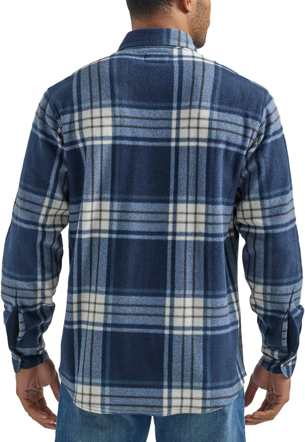 Wrangler Authentics Men's Long Sleeve Heavyweight Fleece Shirt