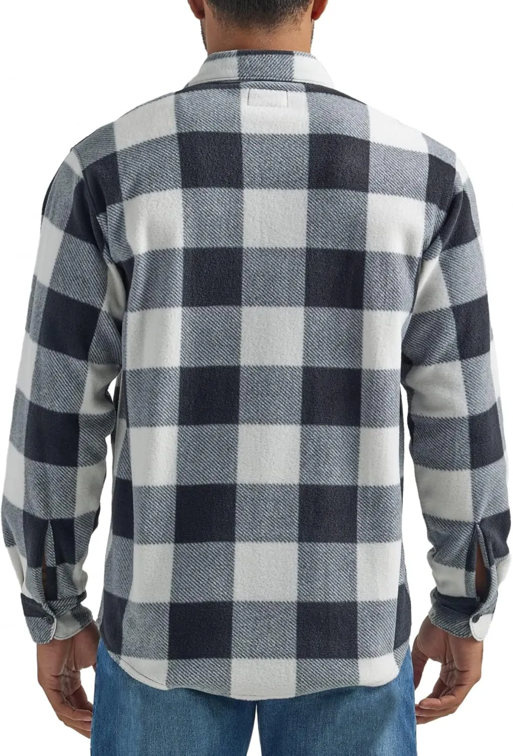 Wrangler Authentics Men's Long Sleeve Heavyweight Fleece Shirt